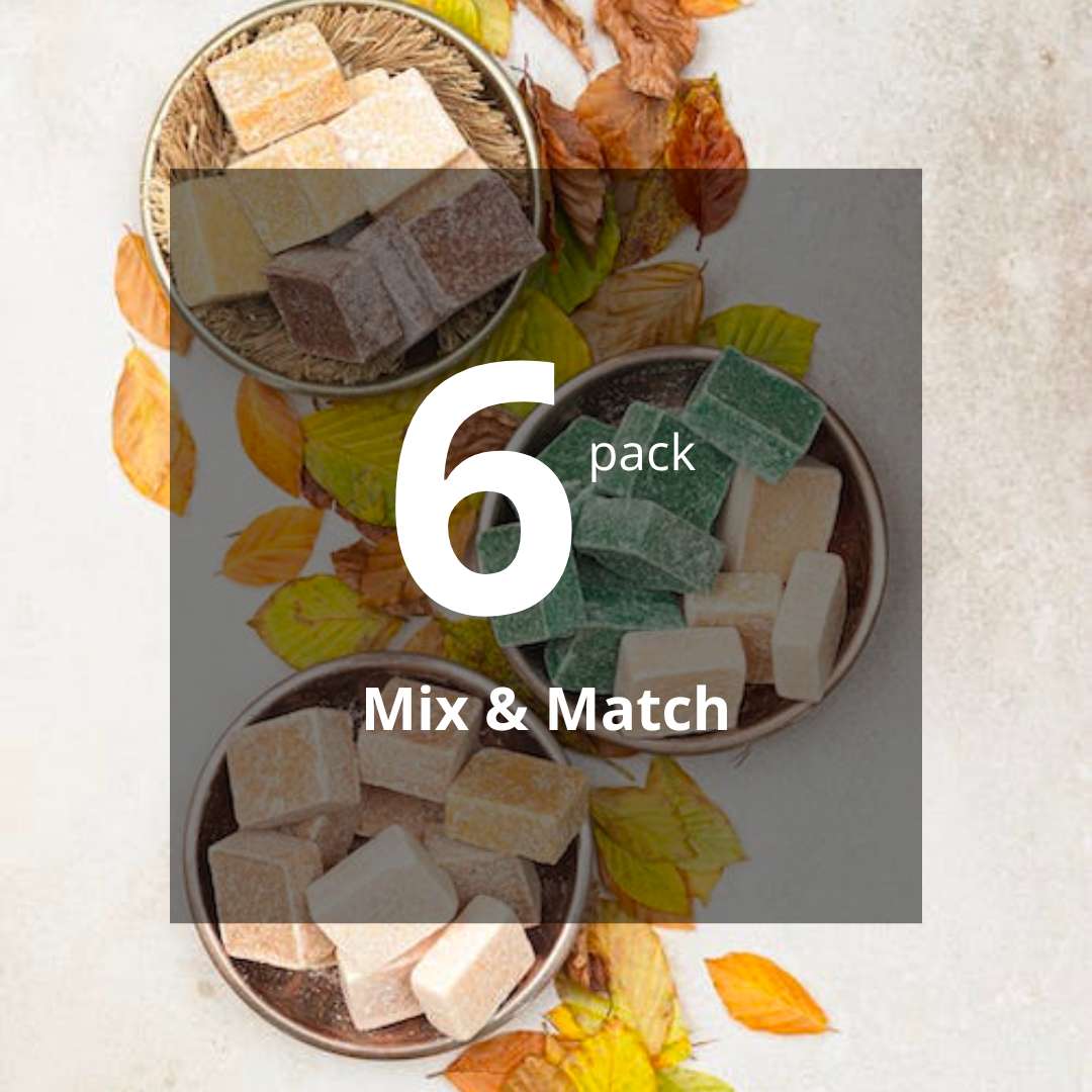 amberblokjes mix en match 6 pack